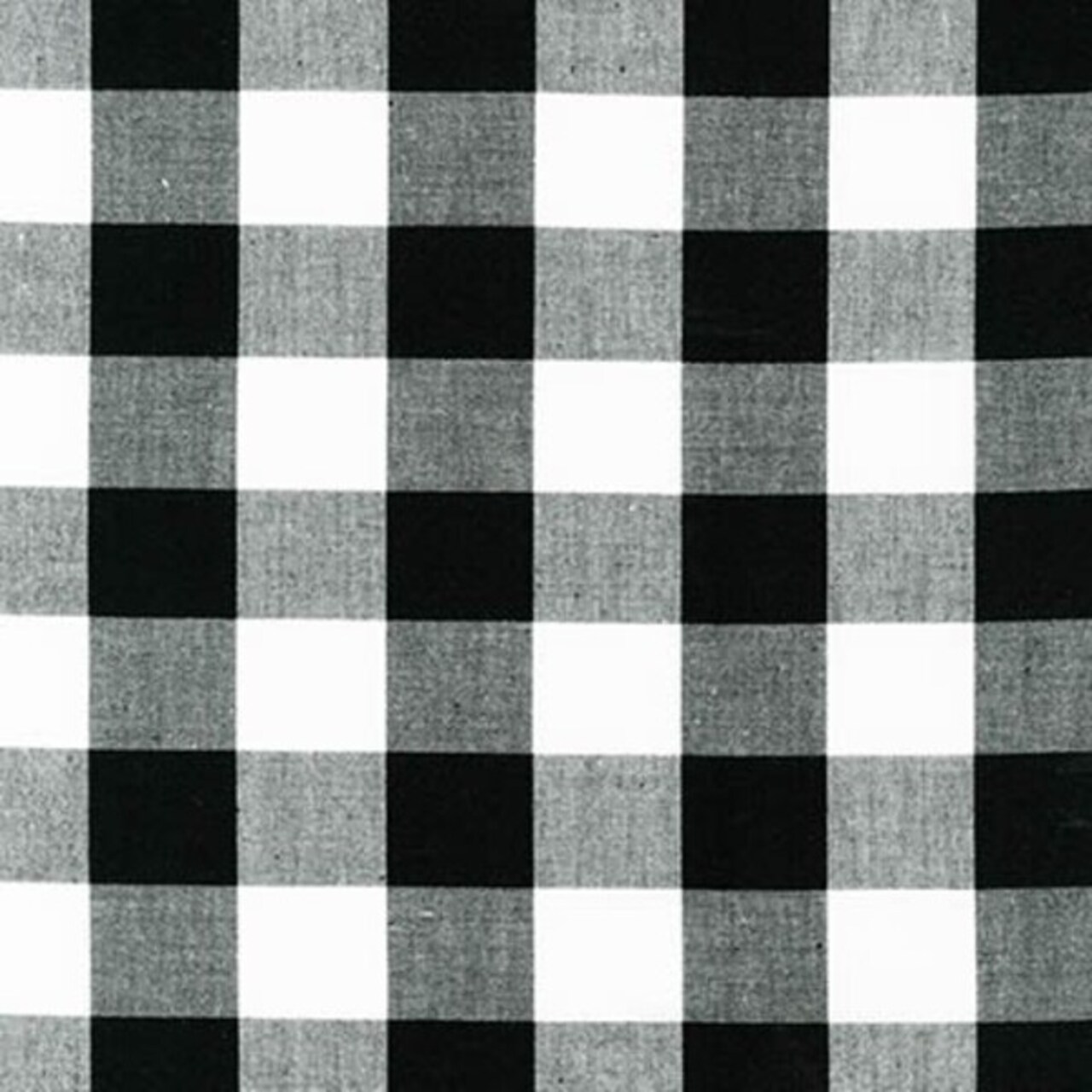 One Inch Carolina Gingham in Black (p-9811-2) | Carolina Gingham Yarn Dyed | Robert Kaufman